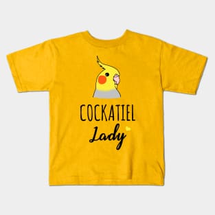 cockatiel lady Kids T-Shirt